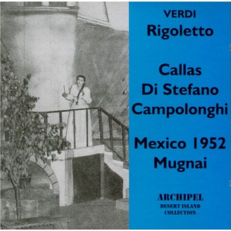 VERDI - Mugnai - Rigoletto, opéra en trois actes Live Mexico, 17 - 6 - 1952..